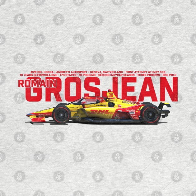 Romain Grosjean 2022 (red) by Sway Bar Designs